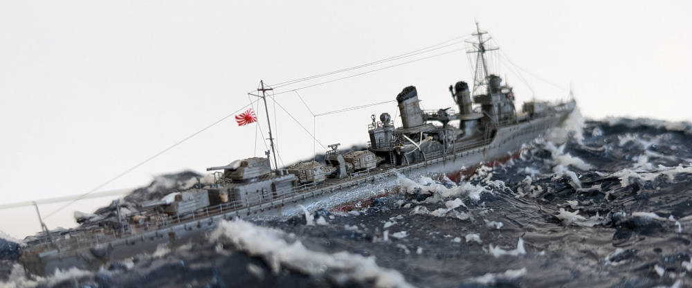駆逐艦暁のジオラマ